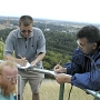 At the same time we operated the VHF/UHF contest: Wolfgang DG9DM, me and Heinz DK4CJ